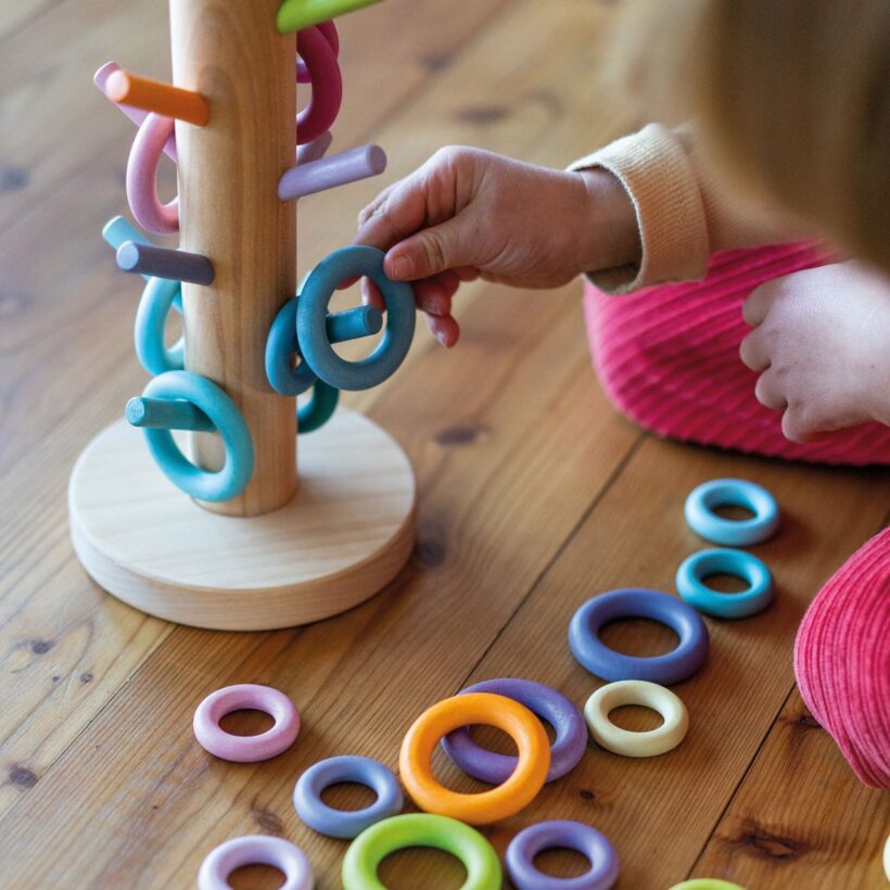 Sorting Helper Building Rings Pastel5