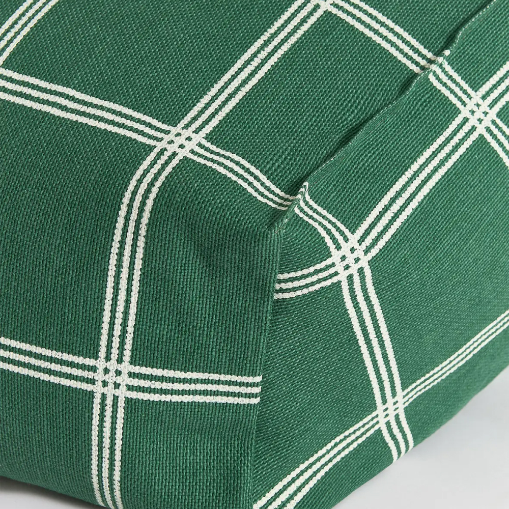 Vibes Armchair Bean Bag Green White Windowpane Nobodinoz 2 8435574935045.jpg