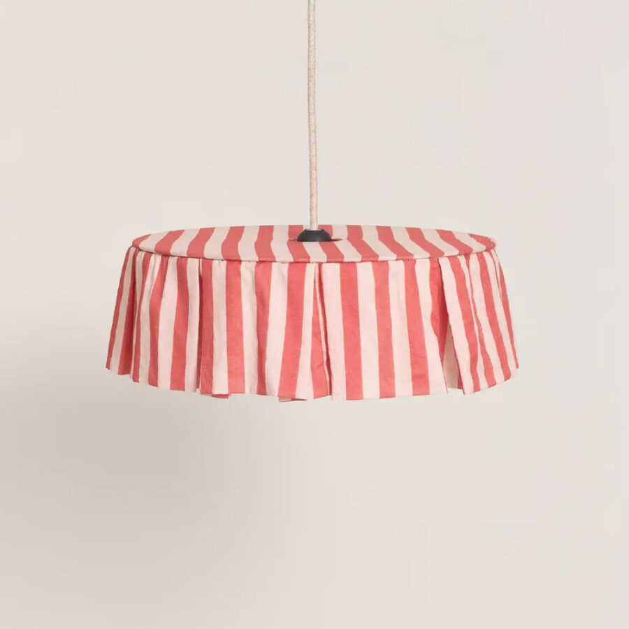 Vibes Lampshade Diameter 40cm Red Stripes Nobodinoz 1 8435574935632 1.jpg