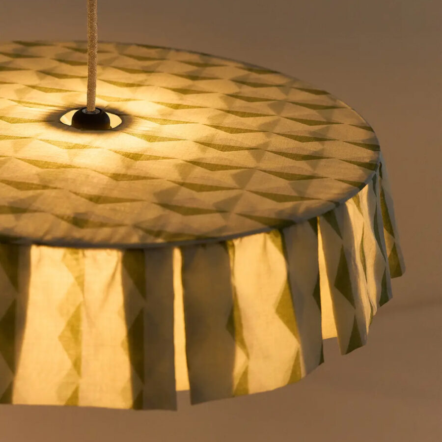 Vibes Lampshade Diameter 50cm Green Blue Harlequin Nobodinoz 4 8435574935588 1 1.jpg Vibes Lampshade Diameter 50cm Green Blue Harlequin Nobodinoz 4 8435574935588 1 1.jpg