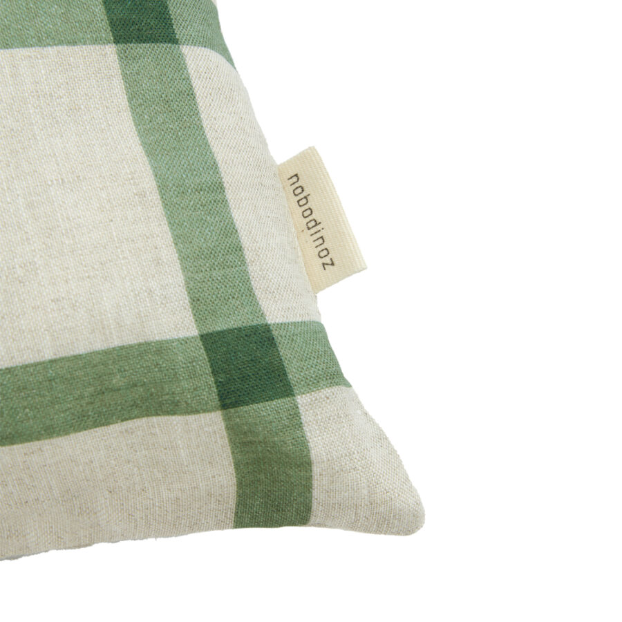 Vibes Rectangular Cushion Linen Green Windowpane Bird Nobodinoz 3 8435574934932.jpg Vibes Rectangular Cushion Linen Green Windowpane Bird Nobodinoz 3 8435574934932.jpg