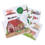 Kraul 9410 Ausschneide Bastelbogen Bauernhof