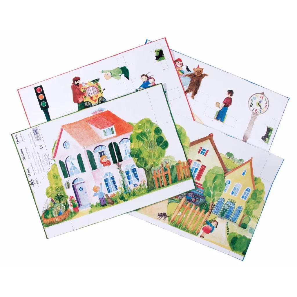 Kraul 9440 Ausschneide Bastelbogen Haus Und Spiel