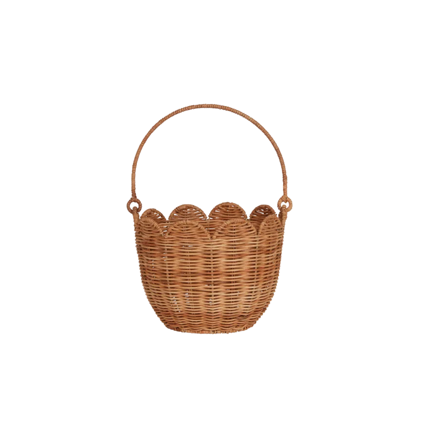 Rattan Tulip Carry Basket