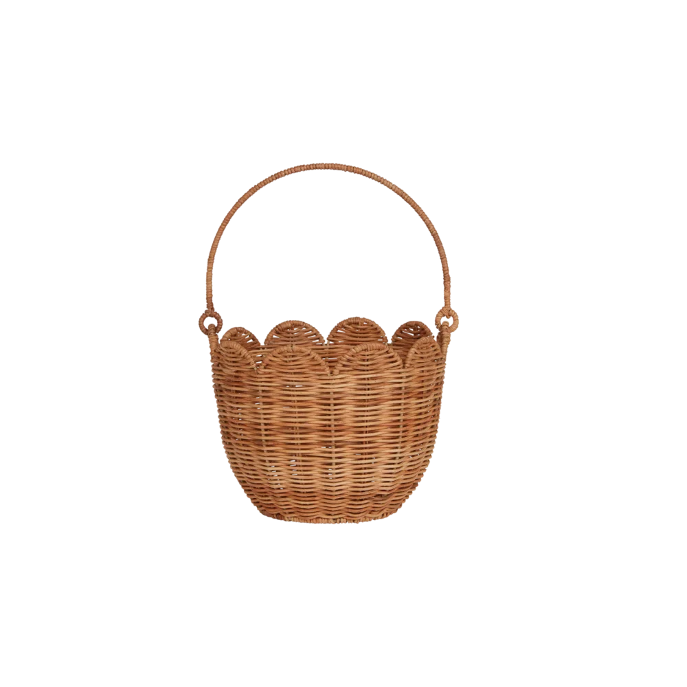 Rattan Tulip Carry Basket