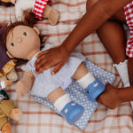 Dinkum Doll Petal Picnic Outfit Set Teal2 Medium Dinkum Doll Petal Picnic Outfit Set Teal2 Medium