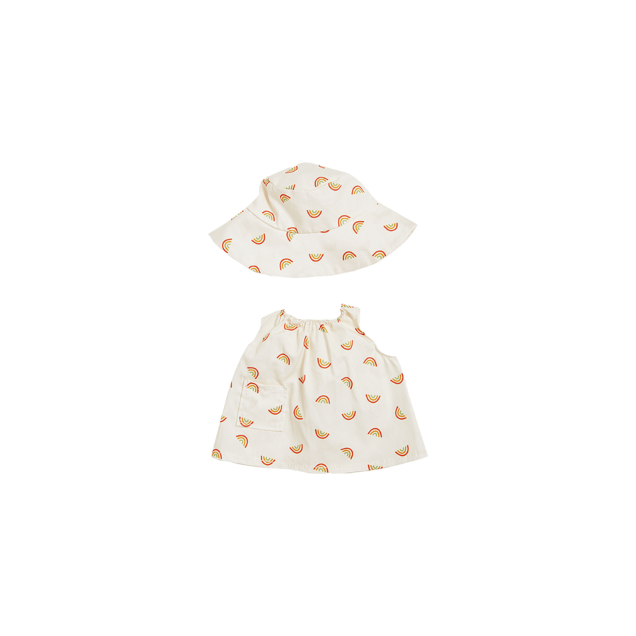 Dinkum Doll Una Rainbow Dress Set Medium