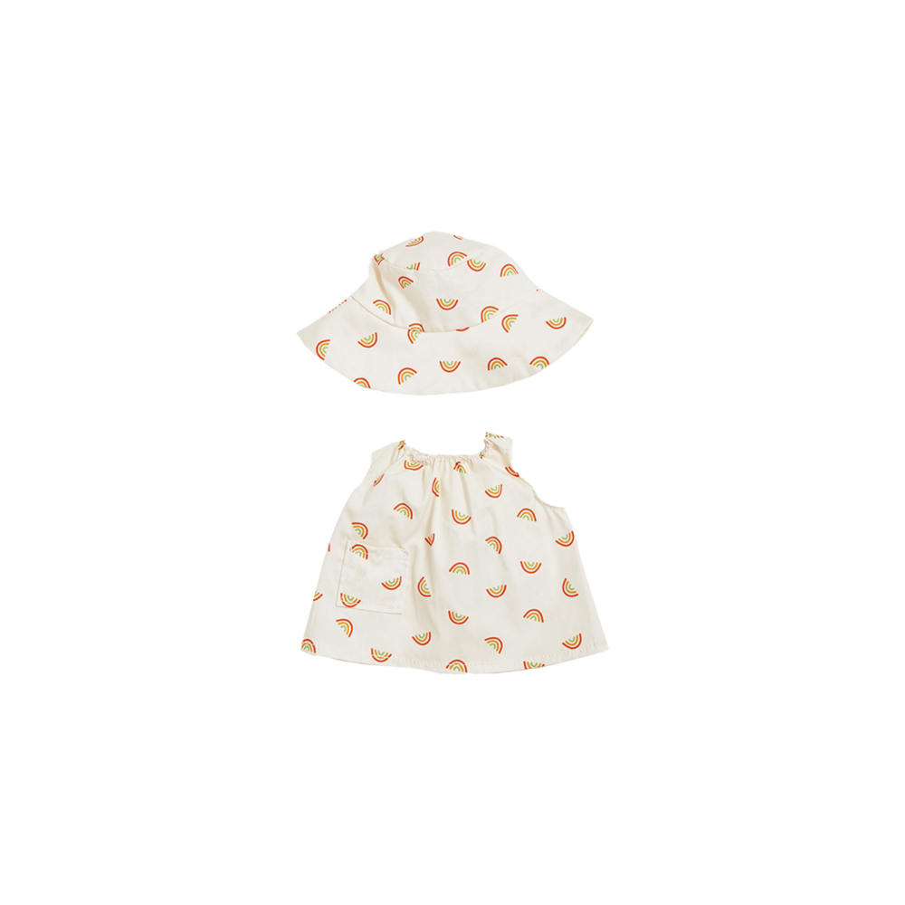 Dinkum Doll Una Rainbow Dress Set Medium