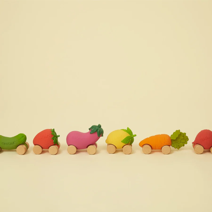 Emma Eggplant Baby Green Car 7