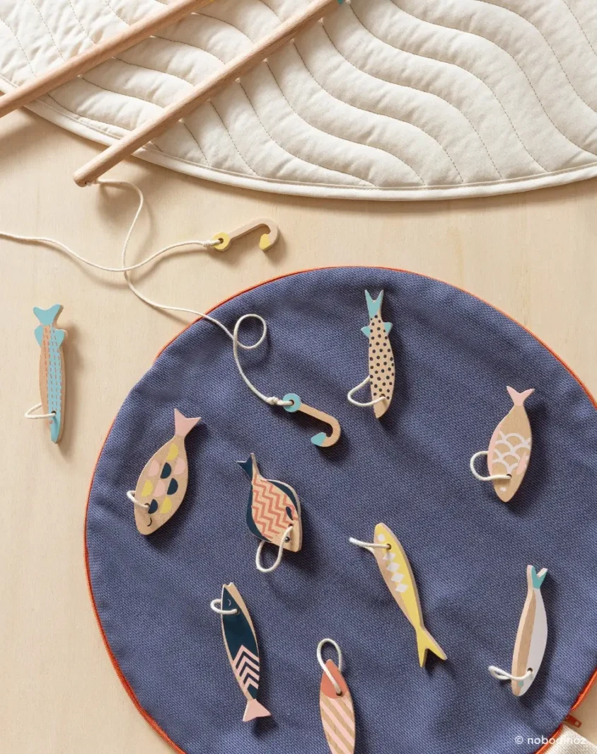 Fishing Game Wooden Toy Nobodinoz 2 2000000108902 Fishing Game Wooden Toy Nobodinoz 2 2000000108902