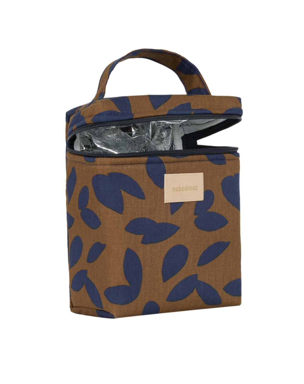 Hyde Park Insulated Blue Leaves Nobodinoz 3