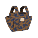 Hyde Park Stroller Organizer Blue Leaves Nobodinoz 1