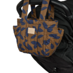 Hyde Park Stroller Organizer Blue Leaves Nobodinoz 5