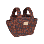 Hyde Park Stroller Organizer Maroon Poppies Nobodinoz 2