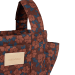 Hyde Park Stroller Organizer Maroon Poppies Nobodinoz 4
