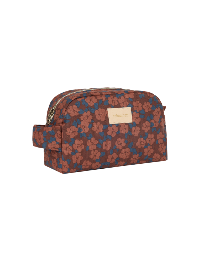 Hyde Park Vanity Case Maroon Poppies Nobodinoz 1