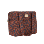 Hyde Park Waterproof Stroller Bag Maroon Poppies Nobodinoz 1 1