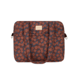 Hyde Park Waterproof Stroller Bag Maroon Poppies Nobodinoz 2