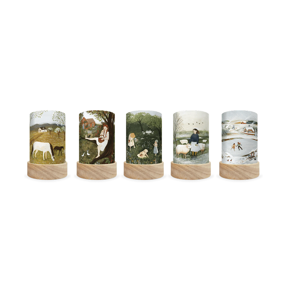 סט סילואטות לפנס - טבע - Toverlux