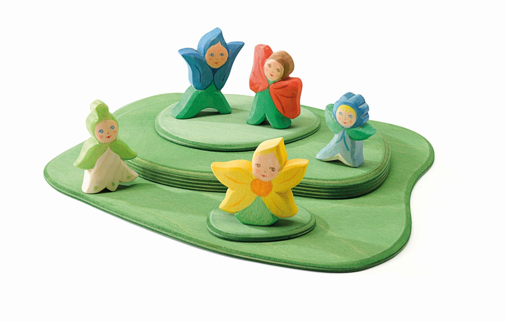 Blumenkinder Wiese 4tlg 1920x1920