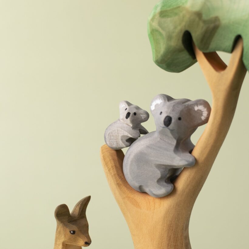Koala Bears With Eucalyptus Set~8016