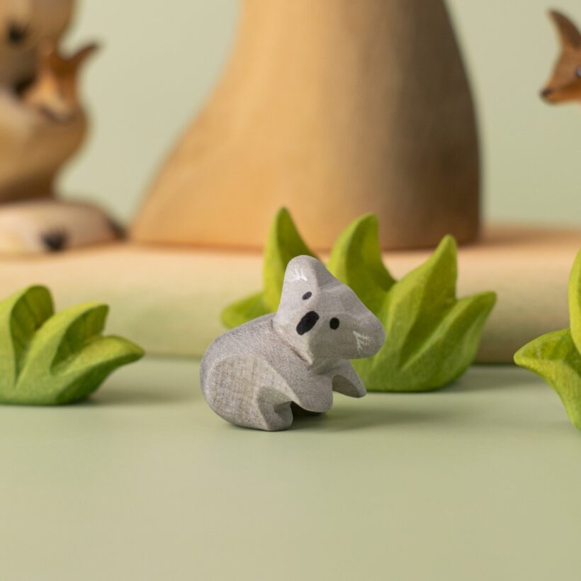 Koala Bears With Eucalyptus Set~8017