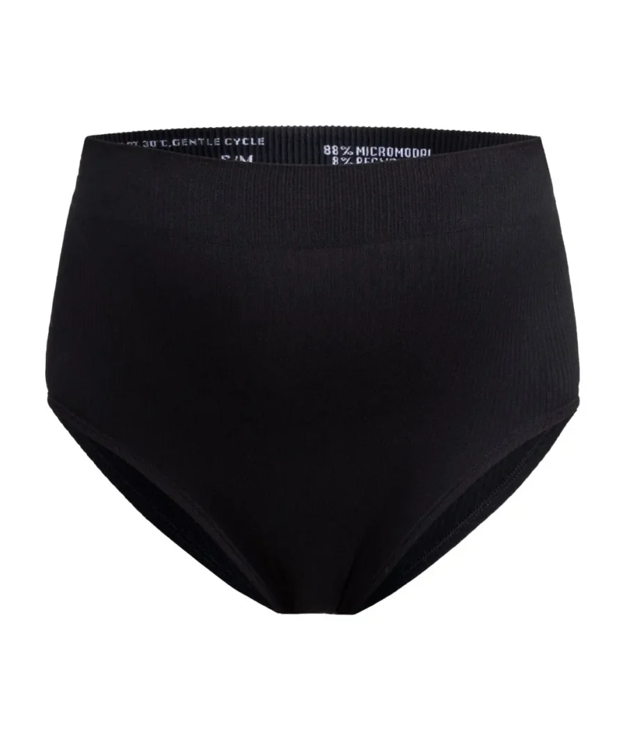 Mama Hangs Culotte Everyday Taille Haute Fabrique Au Portugal Micromodal 1080 1280 Noir 3