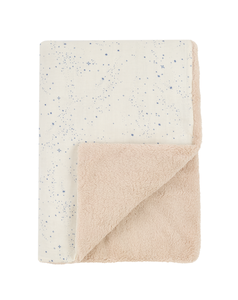 Wabi Sabi Muslin Baby Winter Blanket Blue Milky Way Nobodinoz 2 8435574940278