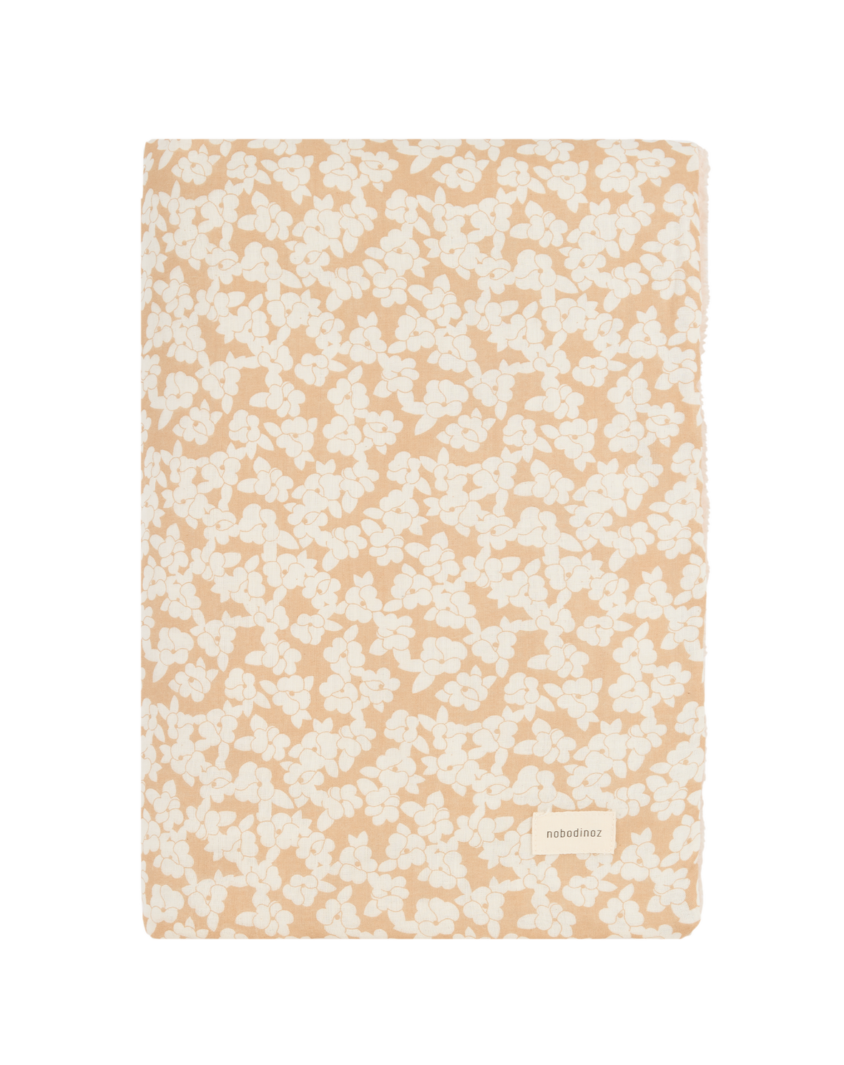 Wabi Sabi Muslin Baby Winter Blanket Golden Brown Sakura Nobodinoz 1 8435574940292 1 2