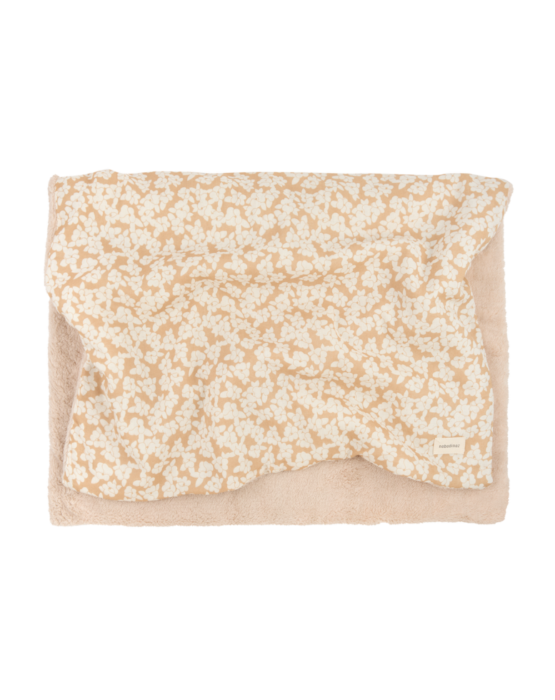 Wabi Sabi Muslin Baby Winter Blanket Golden Brown Sakura Nobodinoz 3 8435574940292 Wabi Sabi Muslin Baby Winter Blanket Golden Brown Sakura Nobodinoz 3 8435574940292