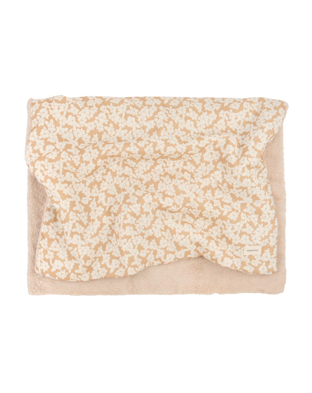 Wabi Sabi Muslin Baby Winter Blanket Golden Brown Sakura Nobodinoz 3 8435574940292