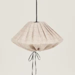 Yumi Lampshade Diameter 50cm Carmine Grid Nobodinoz 1 1 1