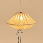 Yumi Lampshade Diameter 50cm Carmine Grid Nobodinoz 2 1 1