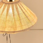 Yumi Lampshade Diameter 50cm Carmine Grid Nobodinoz 4 1 1