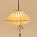 Yumi Lampshade Diameter 50cm Charcoal Grid Nobodinoz 2