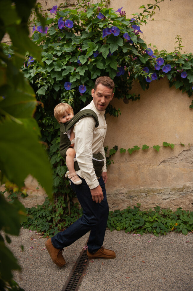 Mama Hangs Fannypack Bloom Bag Olive Écru 2592