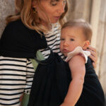 Mama Hangs Porte Bébé Physiologique Sling Noir 5