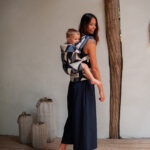 Mama Hangs Porte Bébé Carry&bloom Jacquard Indigo 1481