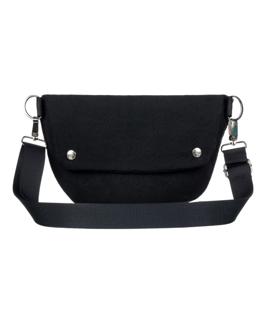 Mama Hangs Banane Organisateur De Bebe Bloom Bag Fabrique Au Portugal 1080 1280 Jacquard Francais Noir Dos 79