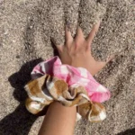 Chouchou Vichy Neon Pink Caramel