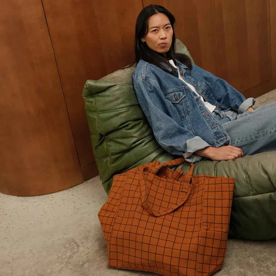 Elisa School Check Caramel