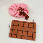 Marie School Check Ginger Chouchou Heart Red Pink