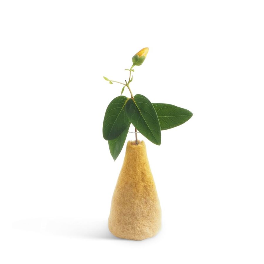 1834 Wool Vase, M, Ochre (1) 1834 Wool Vase, M, Ochre (1)