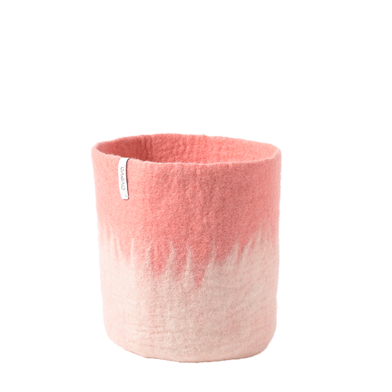 2314 Flower Pot 18, L, Pink Grape