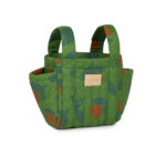 Hyde Park Stroller Organizer Green Tulips Nobodinoz 1 8435574941596