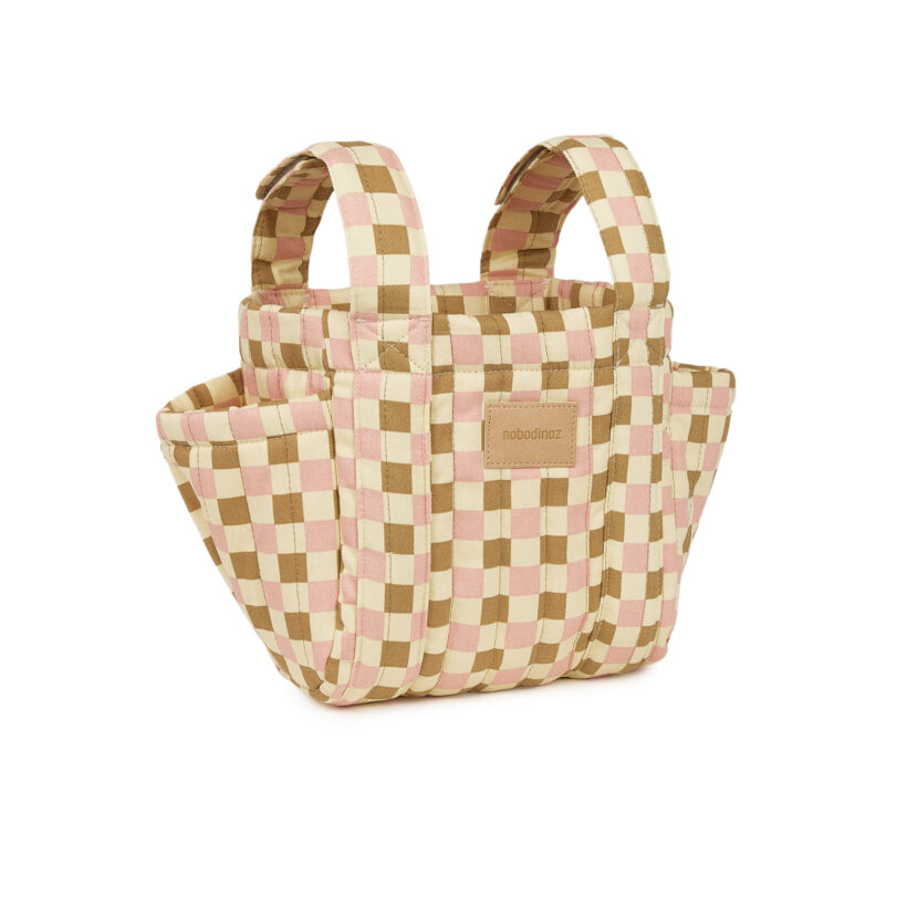 Hyde Park Stroller Organizer Yellow Pink Mosaic Nobodinoz 1 8435574941589