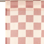 Vibes Curtain Red Checks 1