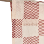 Vibes Curtain Red Checks 2